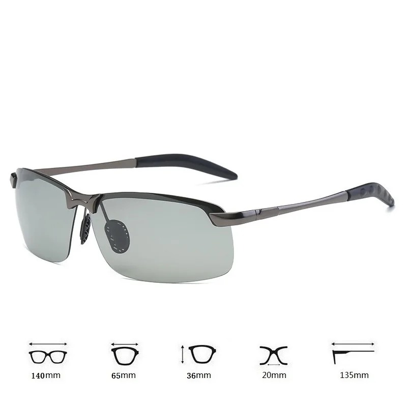 Fishing Sunglasses Polarized - Męskie fotochromowe okulary przeciwsłoneczne z polaryzacją,