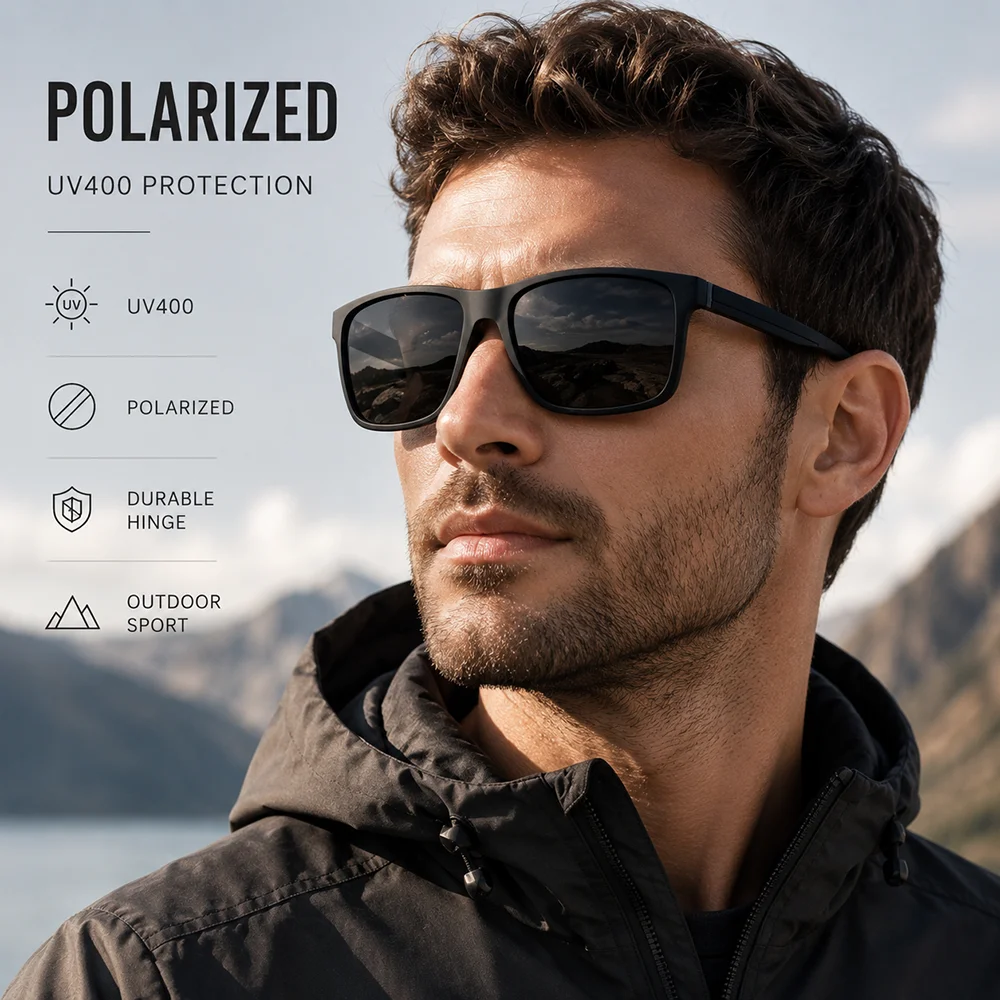 Nowe męskie okulary przeciwsło – Fishing Sunglasses Polarized recenzja i cena