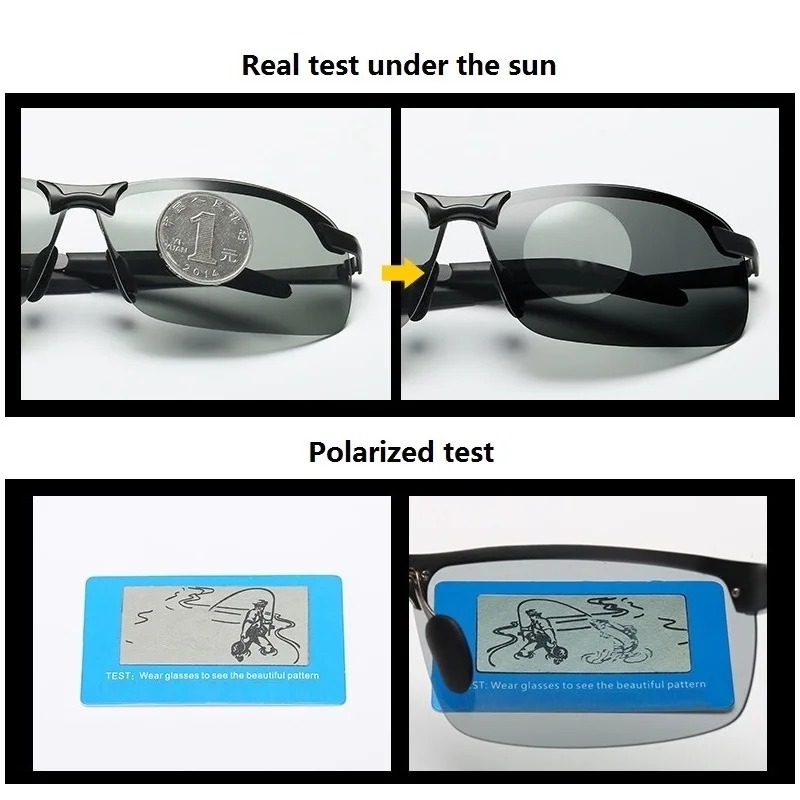 Męskie fotochromowe okulary pr – Fishing Sunglasses Polarized recenzja i cena