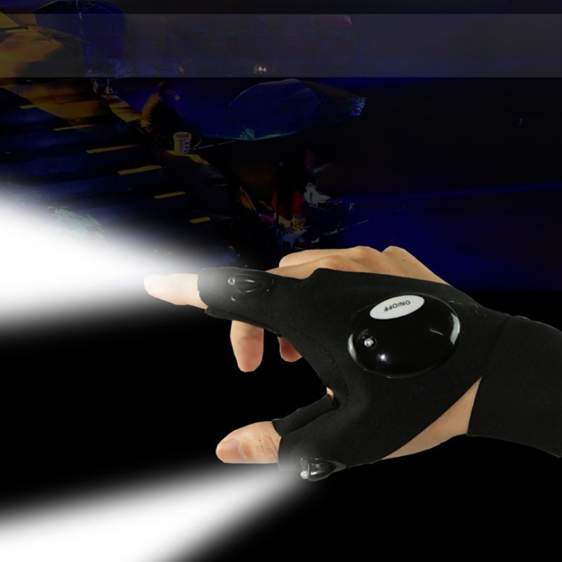 Rękawice LED z latarką, świecą – Fishing Gloves recenzja i cena